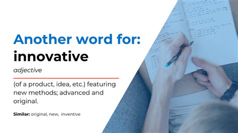 ew synonym|innovative synonym.